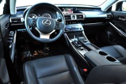 Lexus IS250 Black interior